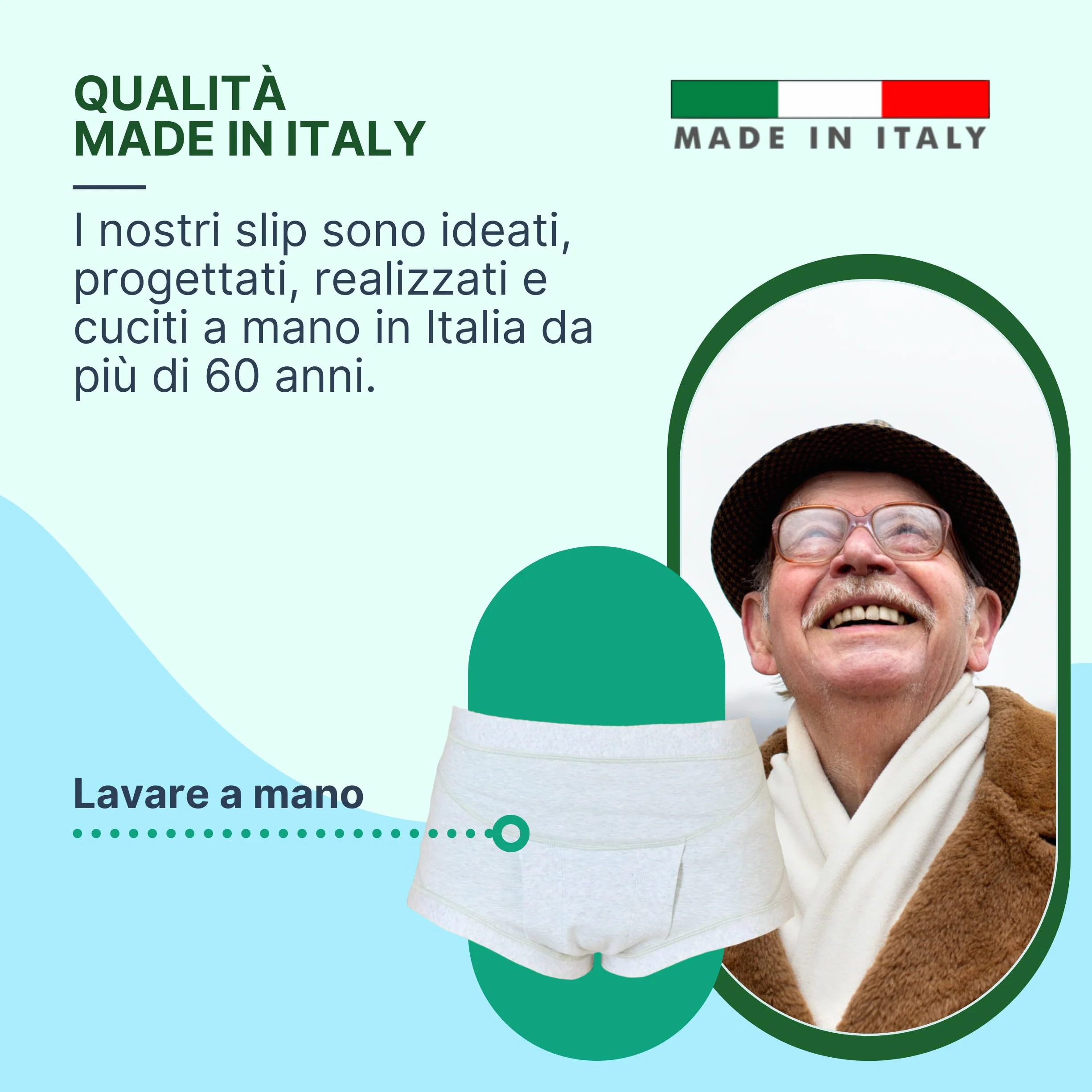 Mutande per Ernia Inguinale Uomo, Slip e Boxer