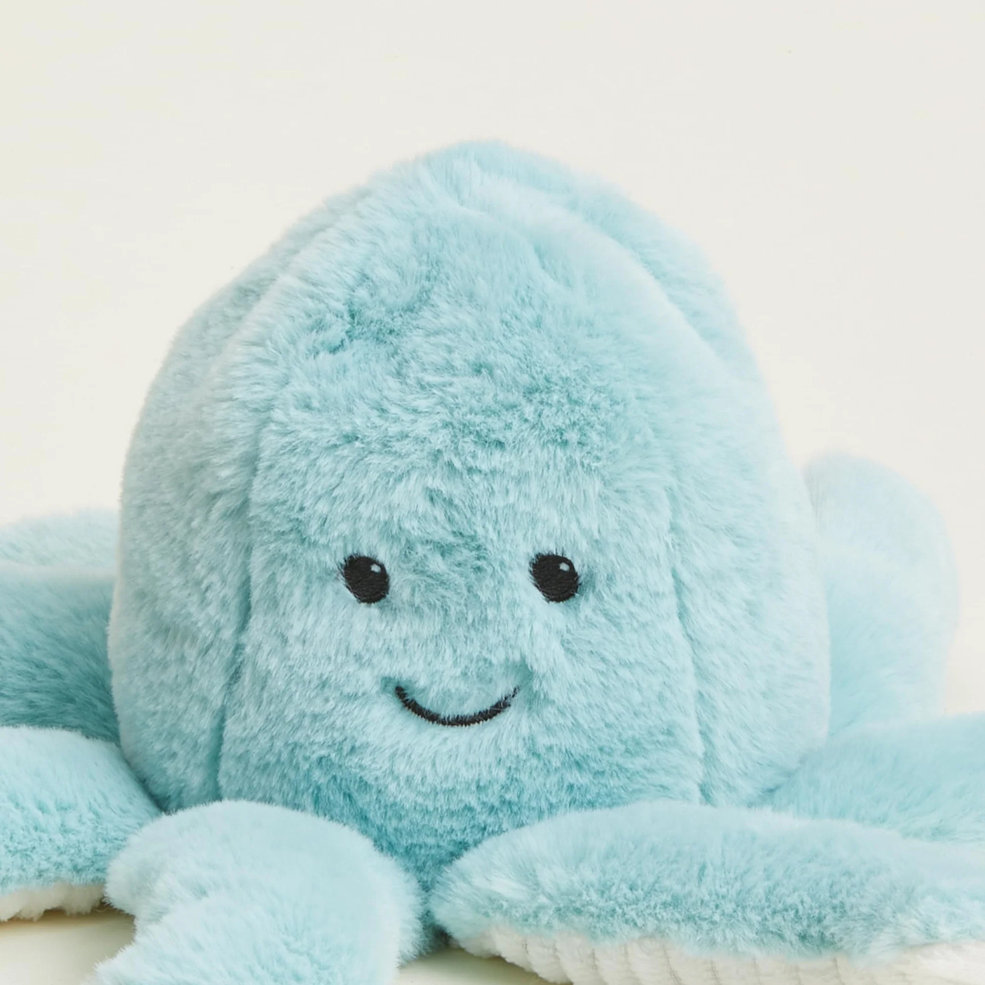 Warmies Peluche Polpo Pesato Utilizzabile nel Microonde con Profumo di Lavanda Francese, Borsa di Grano Caldo o Freddo per un fresco relax e un caldo sollievo