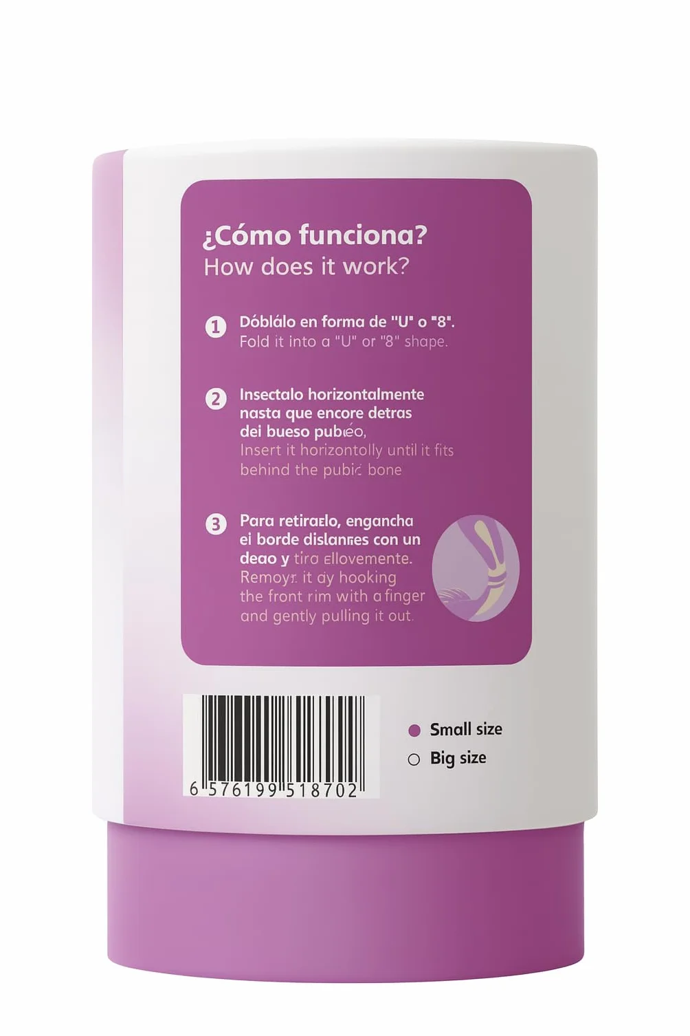 Disco mestruale riutilizzabile, 100% silicone medico, piacevole al tatto, taglie S e L, protezione per 12 ore, adatto per un flusso sanguigno forte, senza pressione, ecologico, ipoallergenico