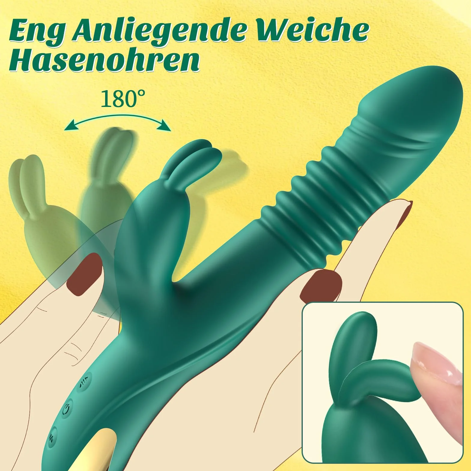 Vibrazione per le donne vibratore di spinta, Dildo Sex Toys per le donne Giocattoli del sesso di coppia Set di vibratori per le donne Clitoride Solo, G Spot Rabbit Vibratore