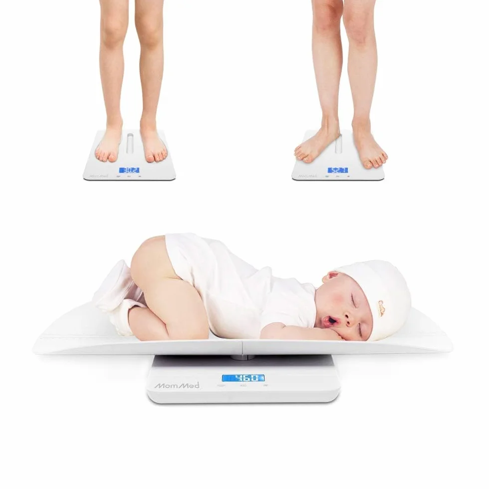 Bilancia digitale per bambini 50 g - 100 kg con inserto rimovibile