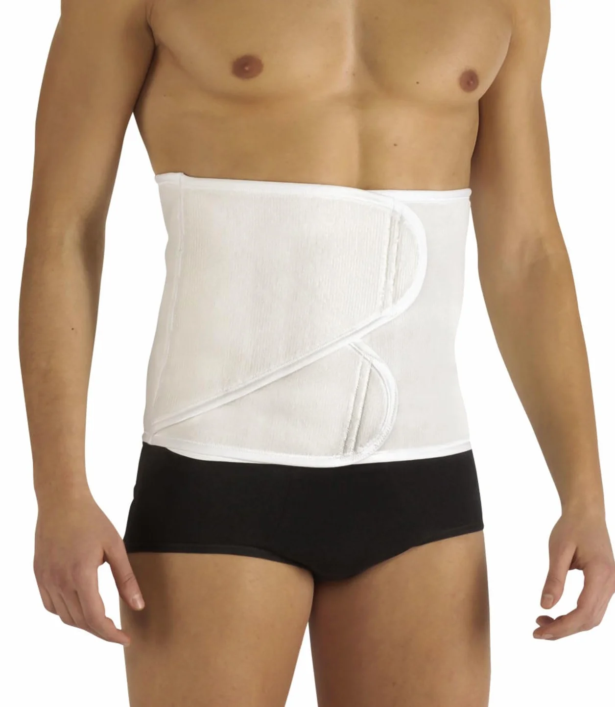 PAVIS – Fascia Addominale Monomisura – Fascia Contenitiva Addome – Post-Operatoria e Post-Parto – Chiusura a Doppia Banda – Regolabile, Unisex – Made in Italy