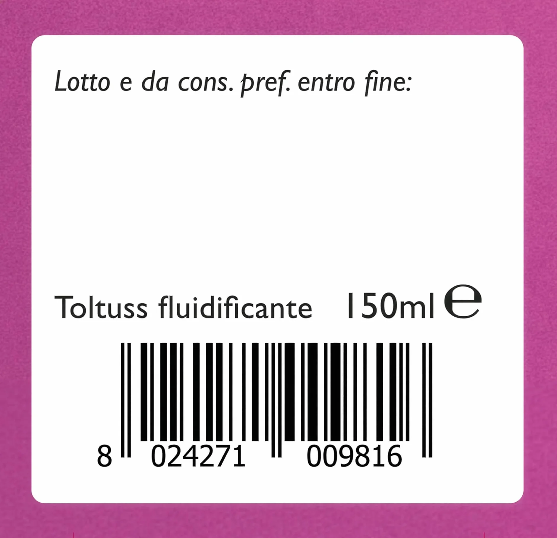 Fitomedical Toltuss Fluidificante Integratore Alimentare Naturale Balsamo del Tolù Sambuco 150 ml