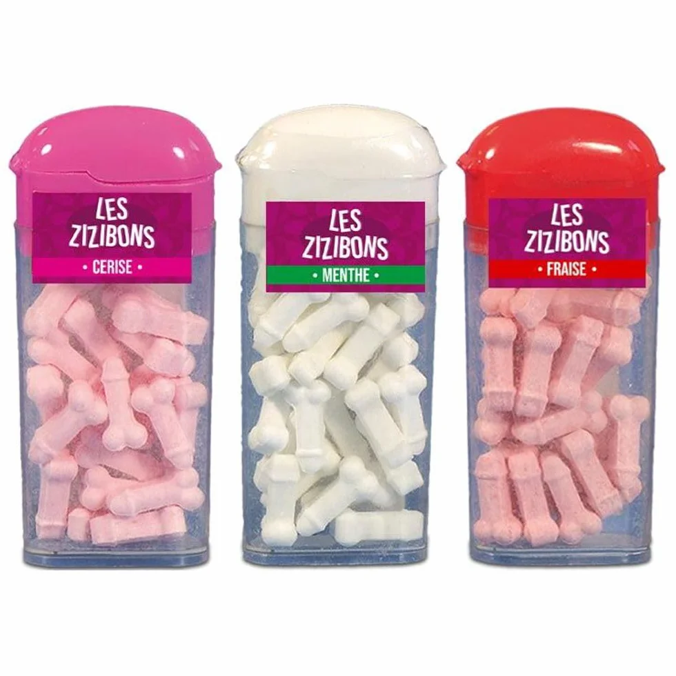 Caramelline caramelle colorate a forma di pisello gusto fragola, ciliegia e menta 18g x 3