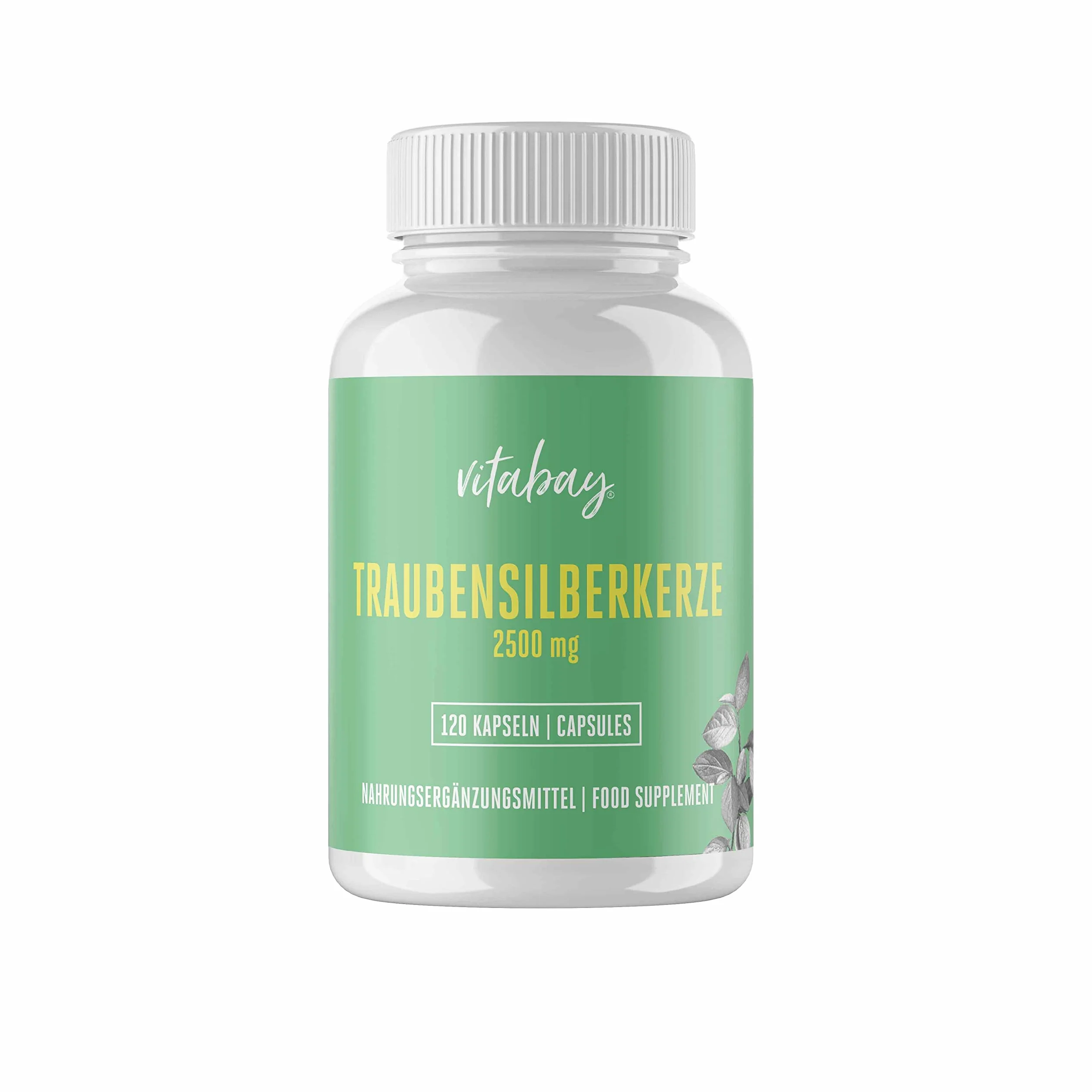 Vitabay Cimicifuga Racemosa 2.500 mg 120 capsule vegane estratto concentrato 5:1 rizoma