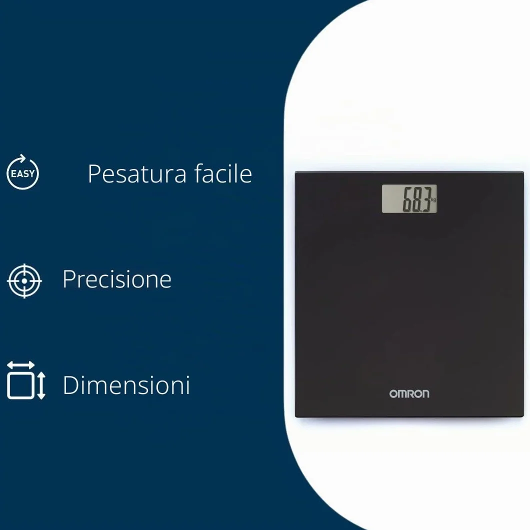 OMRON HN289 Bilancia Pesapersone Digitale Accensione Spegnimento Automatico Design Extra Sottile