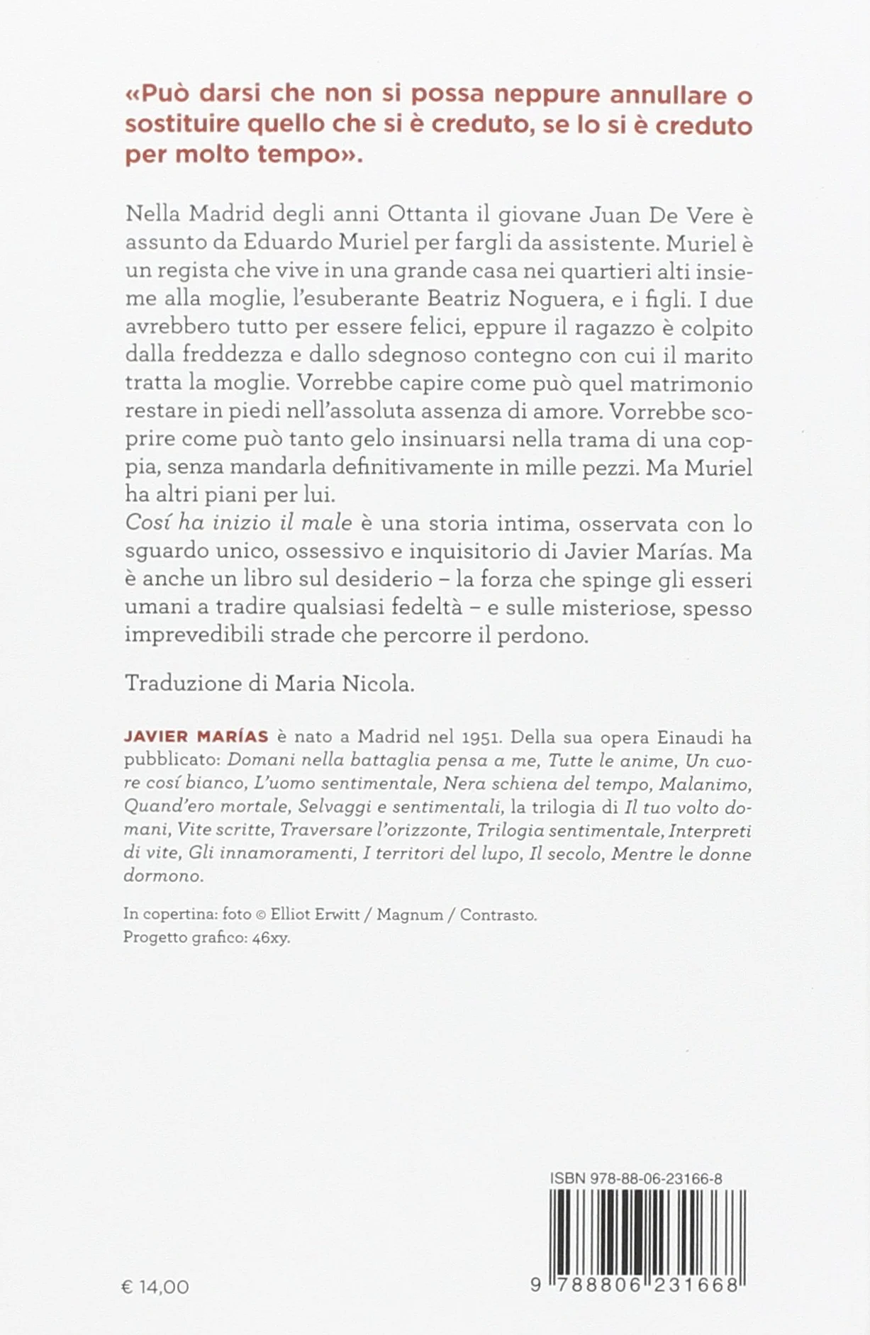 Così ha inizio il male