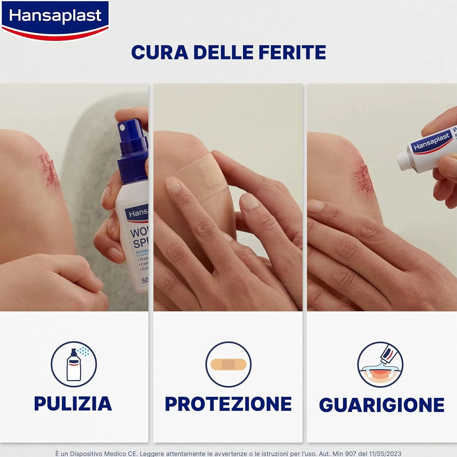 Hansaplast Cerotti Aqua Protect Kids, Impermeabili per bambini, 20 pezzi in 2 formati
