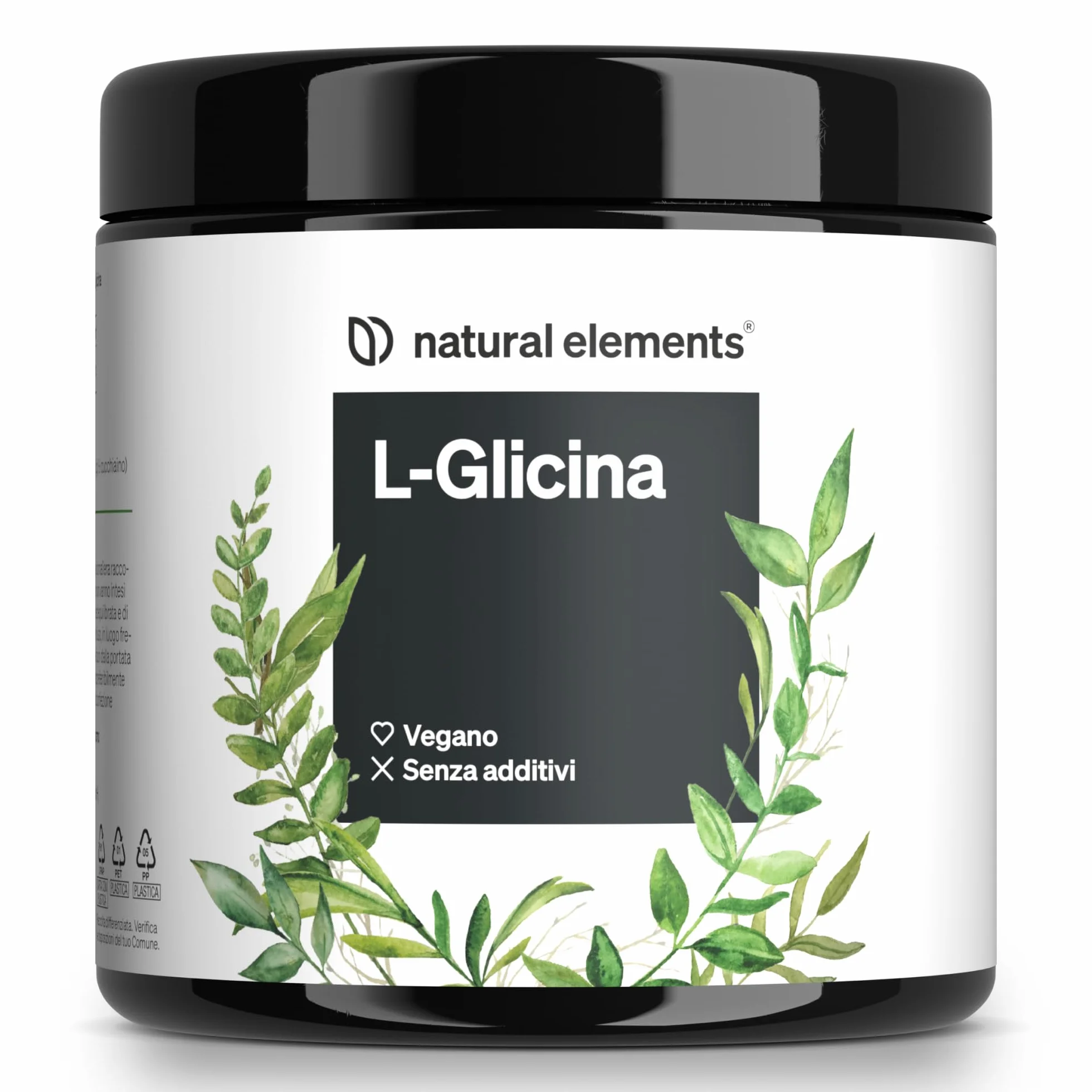 L-Glicina in polvere – 500 g (scorta di 11 mesi) – gusto neutro – vegana, dosaggio ottimale, senza additivi – prodotto e testato in laboratorio in Germania