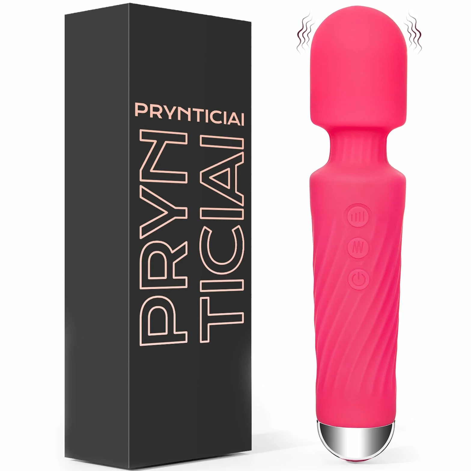 PRYNTICIAI Vibratore Clitoride Femminile 8 Velocità 20 Modalità Sex Toys Rosa