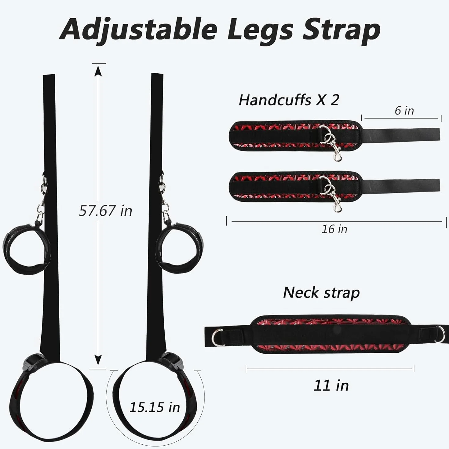 Cuscino con cintura per bondage in pelle, supporto per posizione profonda, imbracatura regolabile per coppie