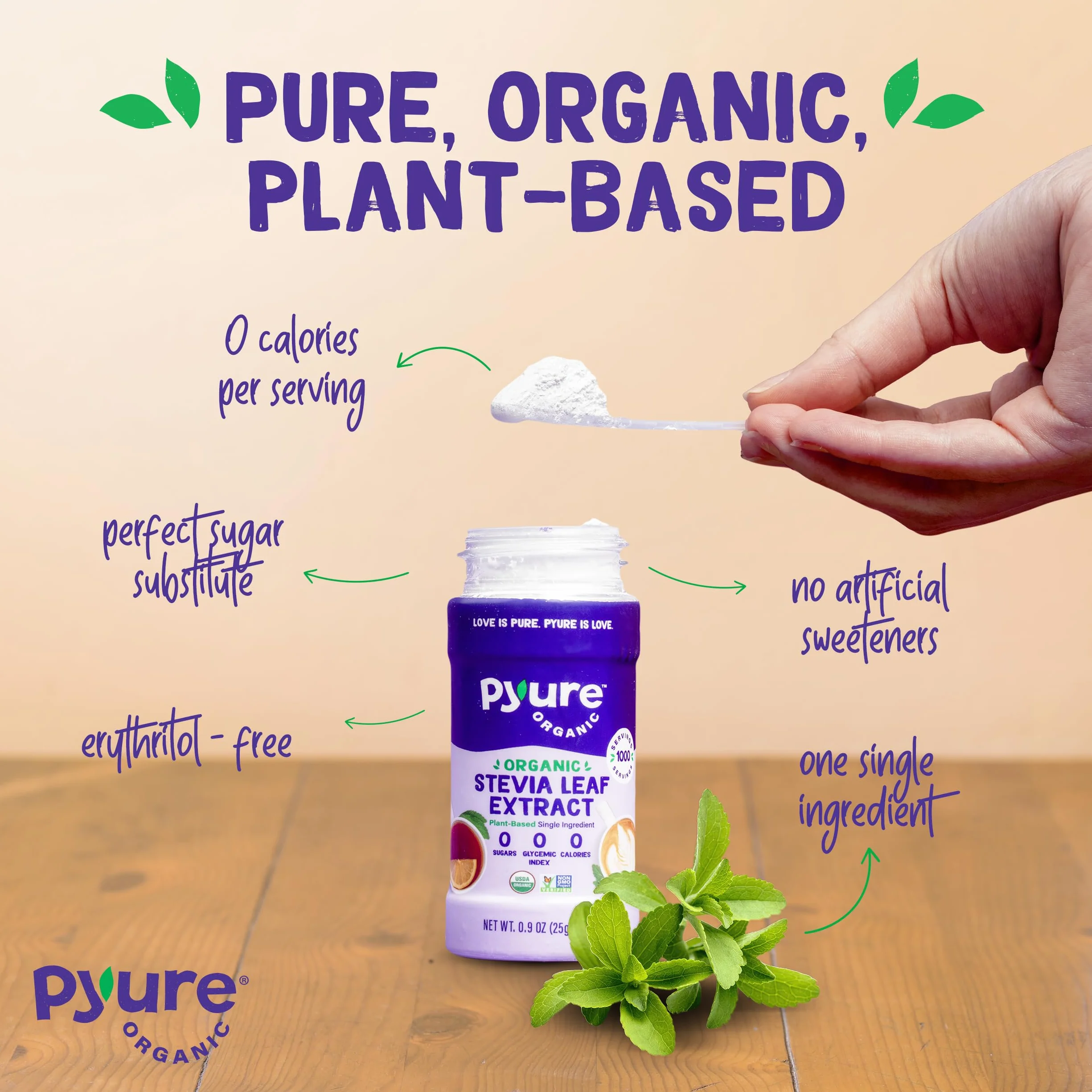Pyure Organic Stevia Extract 0.9 oz