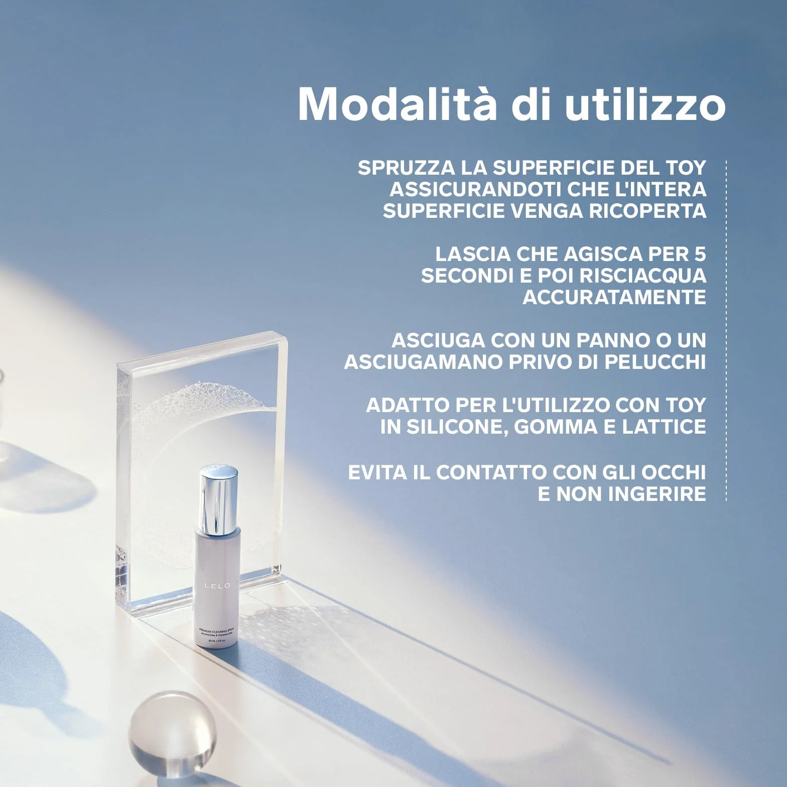LELO Detergente Spray per Sex Toys 60 ml