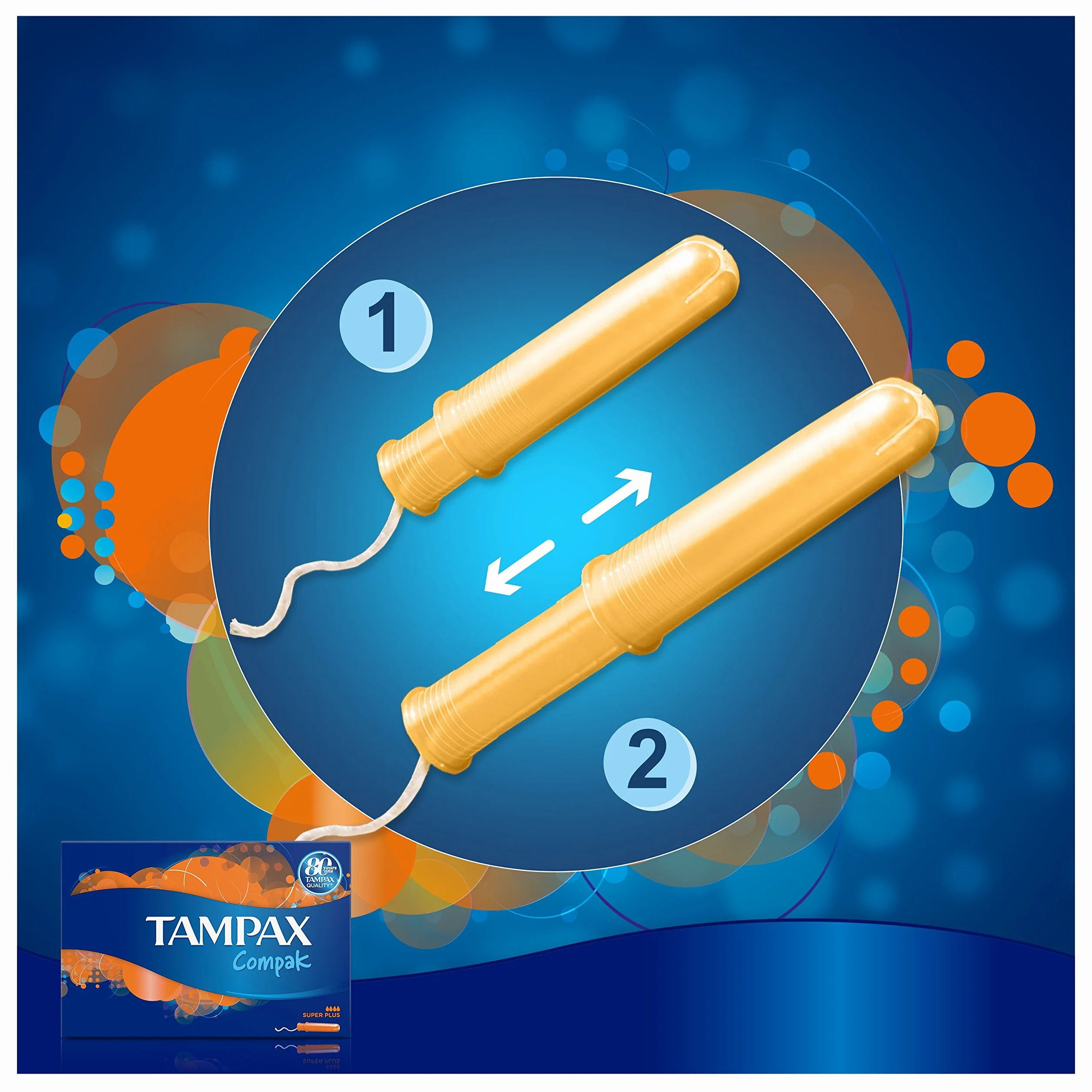 Tampax Compak Super Plus Applicatore Tamponi 18 sztuk