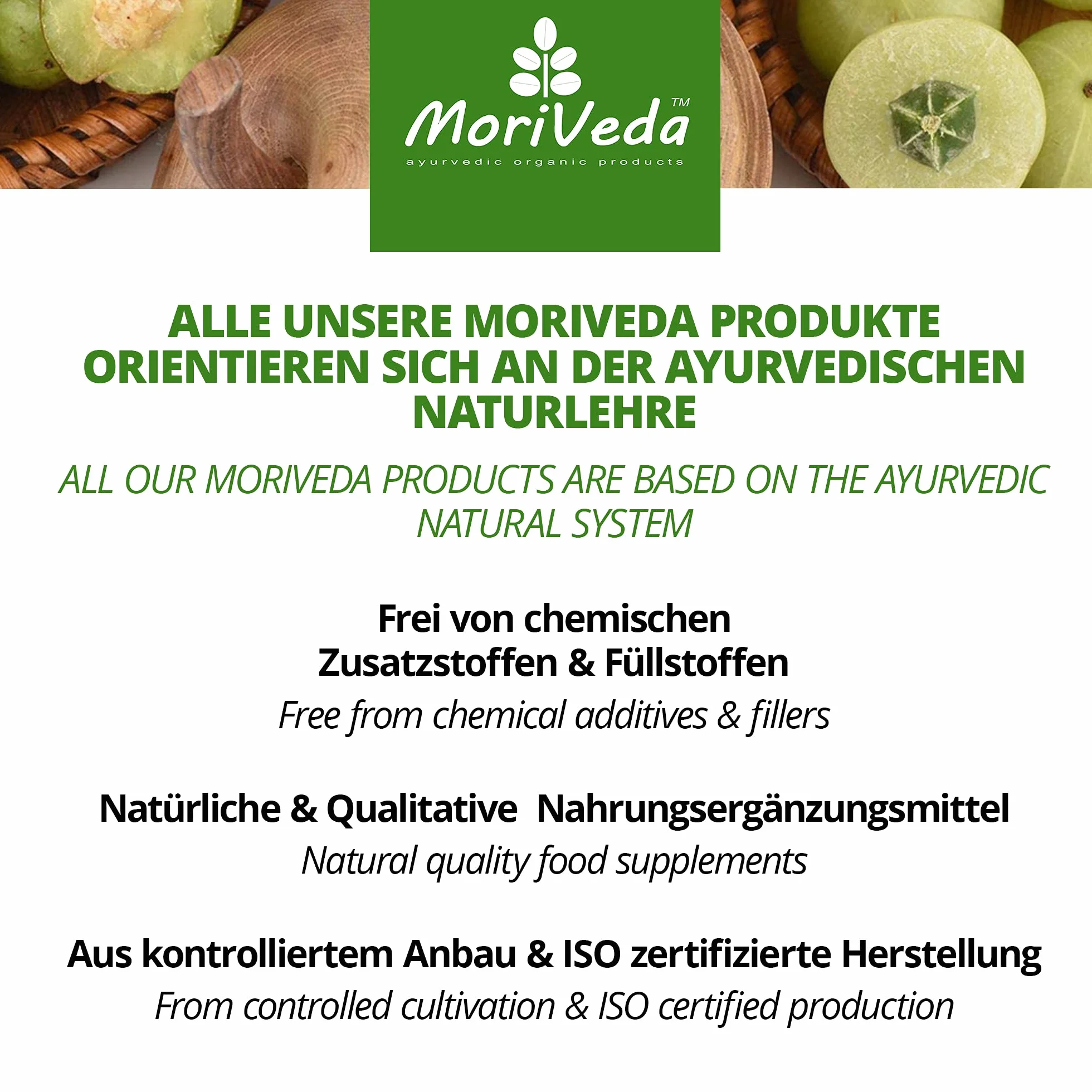 Triphala pellet 1000mg (120 o 360 pezzi) frutti reali ayurvedici Amla (Amalaki), Hiritaki, Bibhitaki - Prodotto di qualità di MoriVeda (120 compresse)