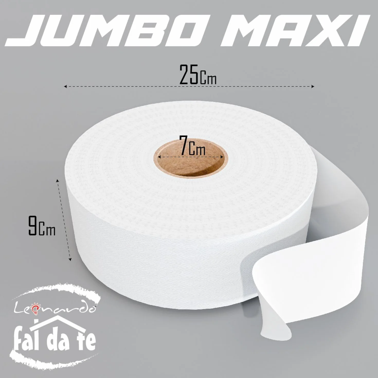 Rotoli Carta Igienica maxi jumbo 9.600 strappi - 6 rotoli 100% pura cellulosa