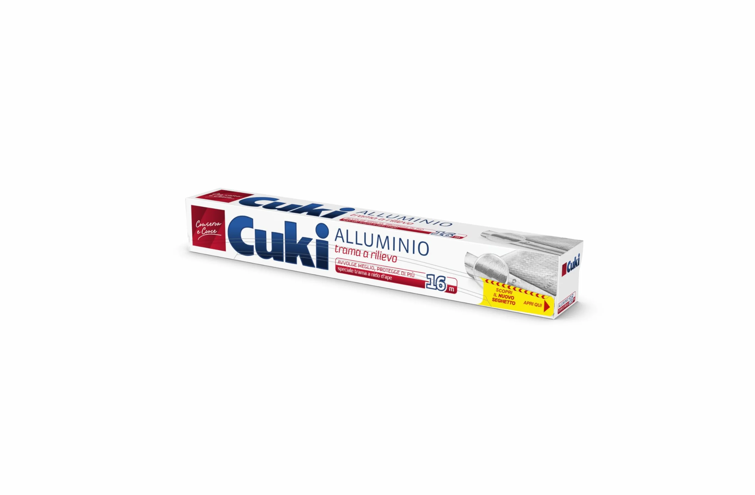 Cuki Alluminio Trama a Rilievo nido d'ape 16m