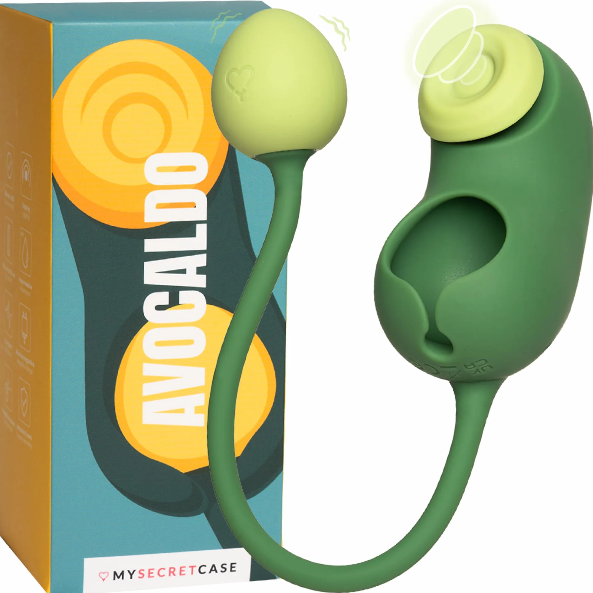 MySecretCase Vibratore per Donna Succhia Clitoride 9+9 Modalità IPX7 Silicone