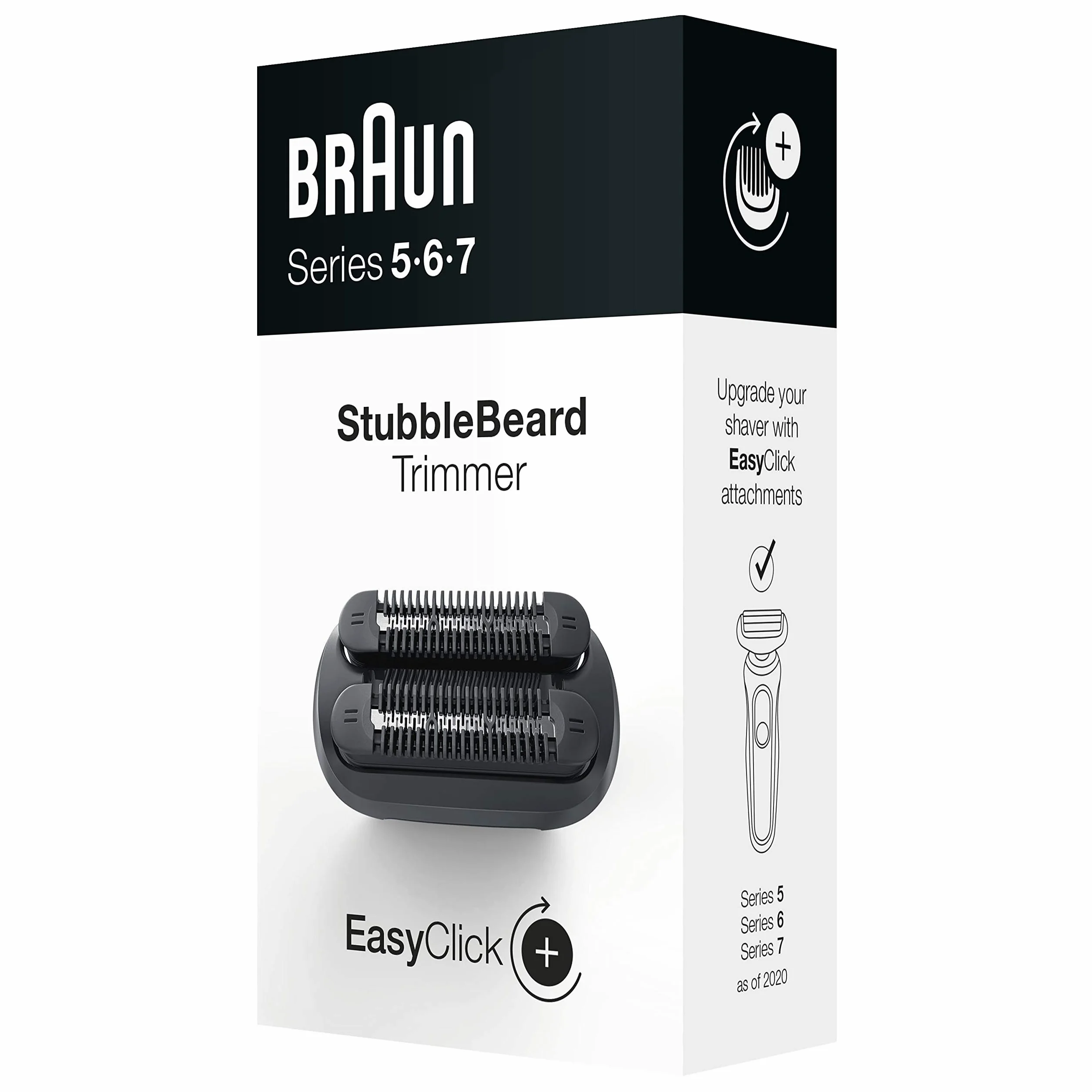 Braun EasyClick Accessorio Rifinitore Effetto Barba Incolta Per Rasoio Elettrico Series 5, 6 E 7 (Nuova Generazione)