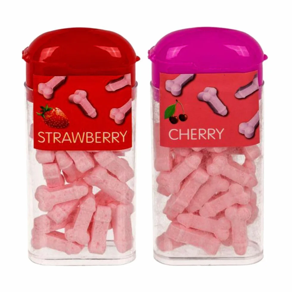 Caramelline caramelle colorate a forma di pisello gusto fragola e ciliegia 18g x 2