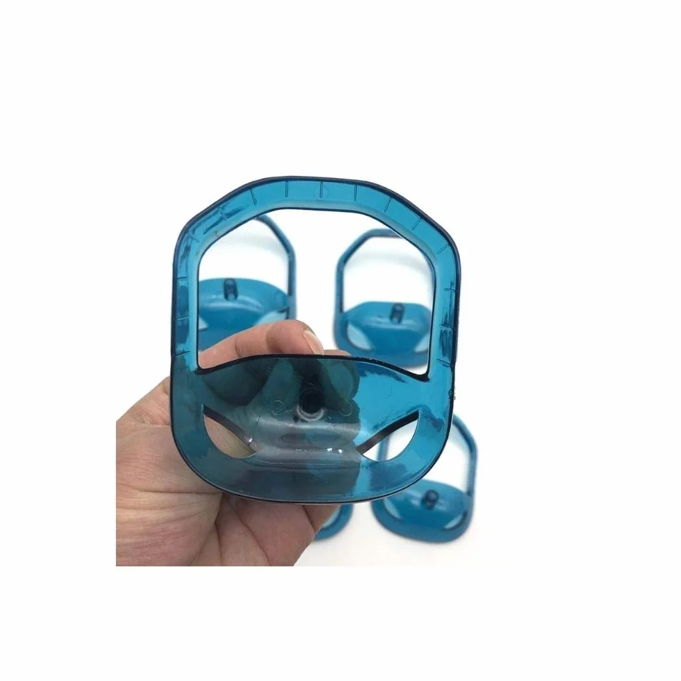5 Taglie Modellatore Barba Pizzetto, Set di 5 Modelli per Pizzetto da Uomo, Adatto a Tutte le Forme del Viso, Dona un Pizzetto Simmetrico Perfetto a Casa, Fa Risparmiare Tempo (Blu)
