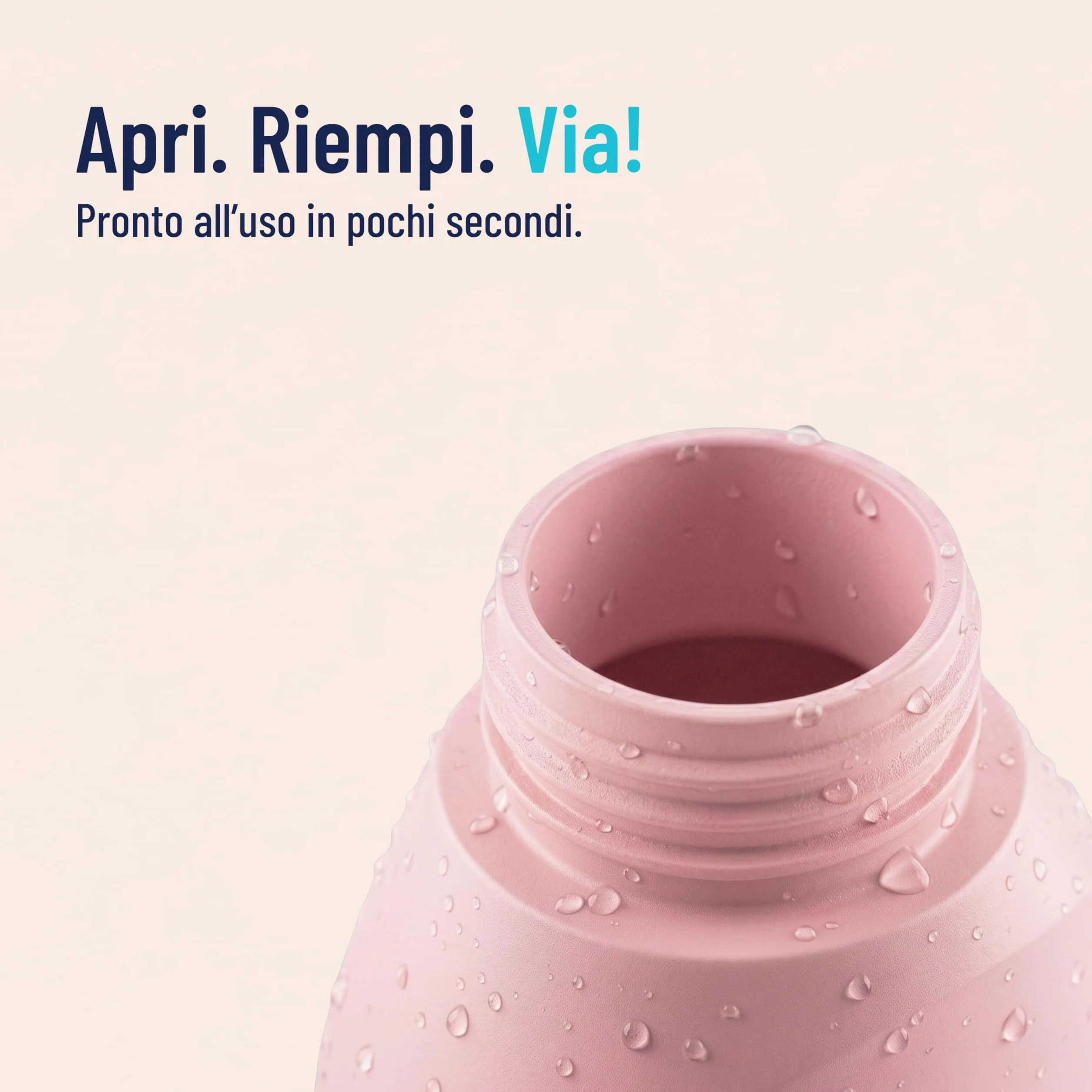 Doccia intima per glutei 0% chimica 100% acqua senza batterie sostenibile