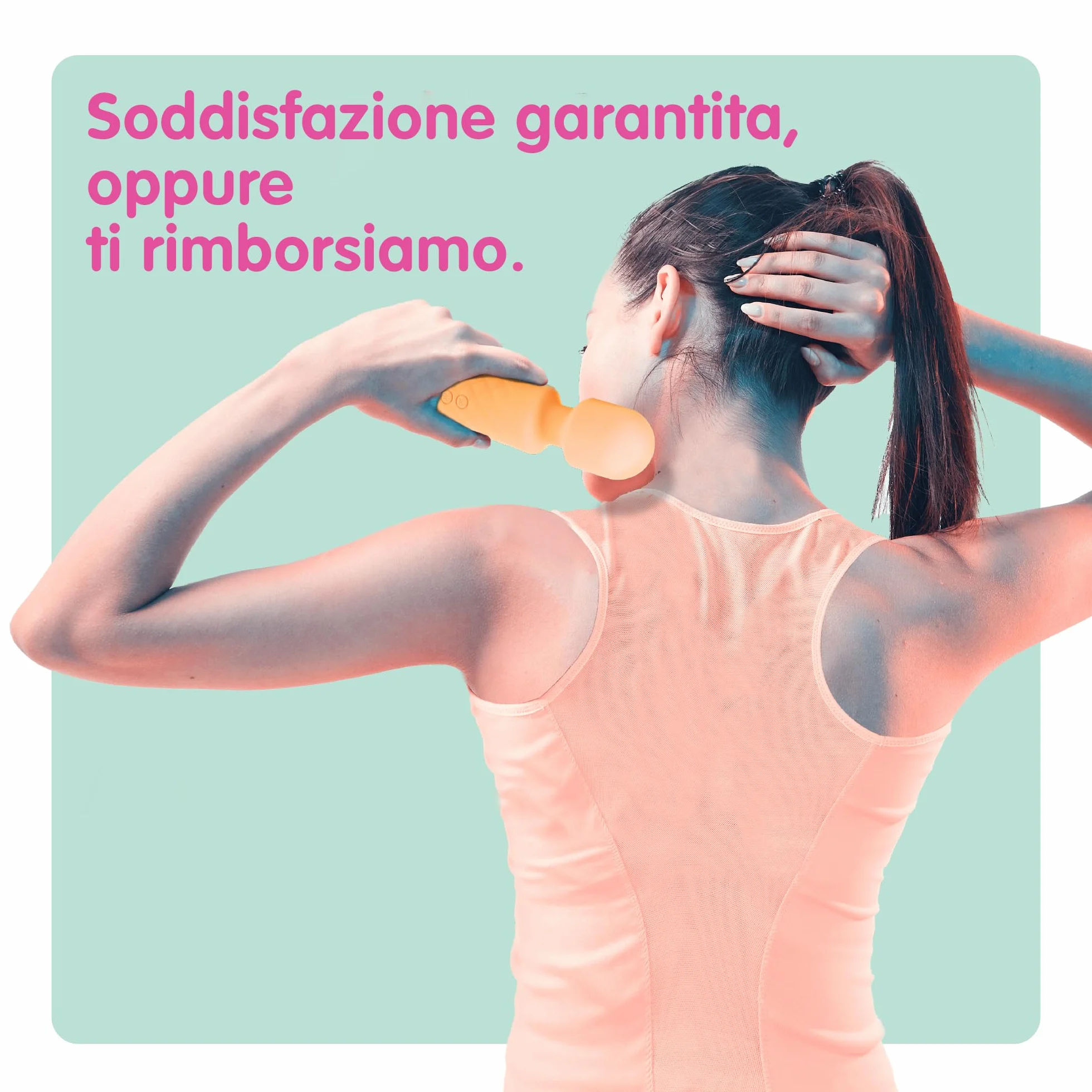 Vibratore Sessuale per Donna - Massaggiante Personale Con 8 Velocità e 20 Modalità - Stimolatore Punto G - Dildo vibrante, Vibratorepunto squirt, Giocattoli Sessuali - Oliver James (Pesca)