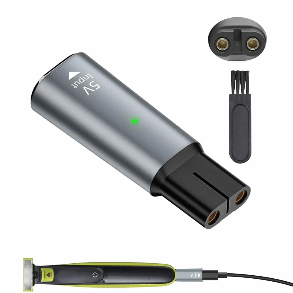 Caricabatterie USB-C Compatibile Philips OneBlade QP2734 QP2724 QP2824 QP2834 QP4631 MG5910 MG7910 MG9510