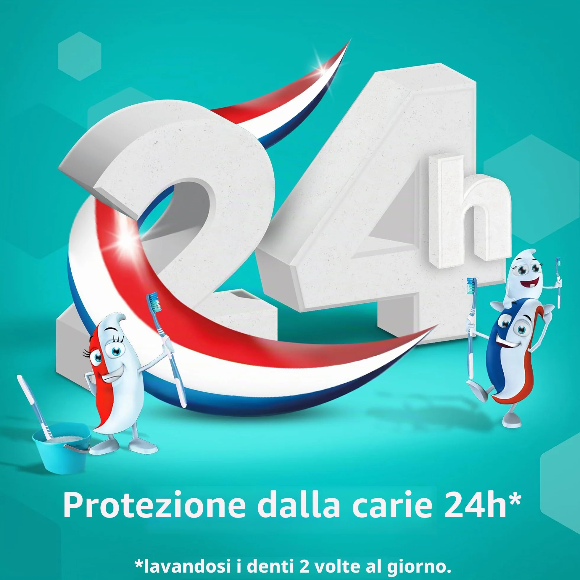 Odol-med3 dentifricio dentifricio per bambini dai 6 anni in su, per proteggere denti da latte e denti permanenti, 75 ml