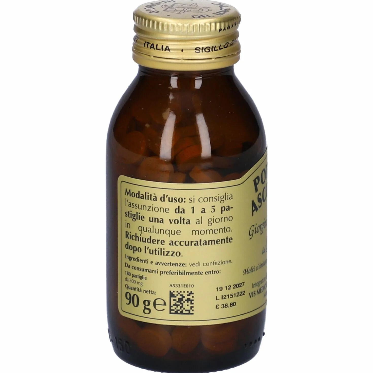 Dr. Giorgini POTASSIO ASCORBATO pastiglie - 90 g
