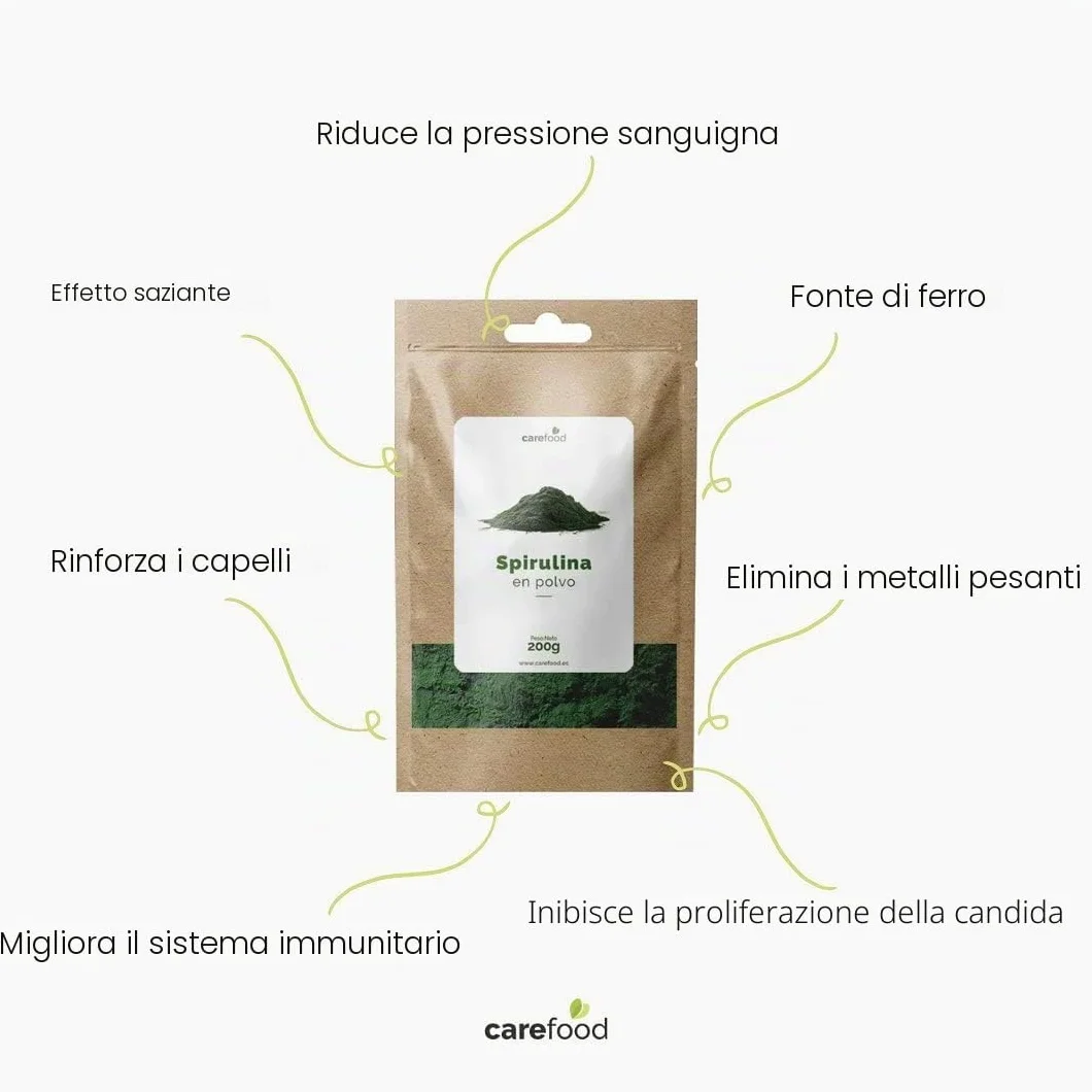 Spirulina Ecologica 300 Compresse Superfood 100% Bio Vegano 150 g