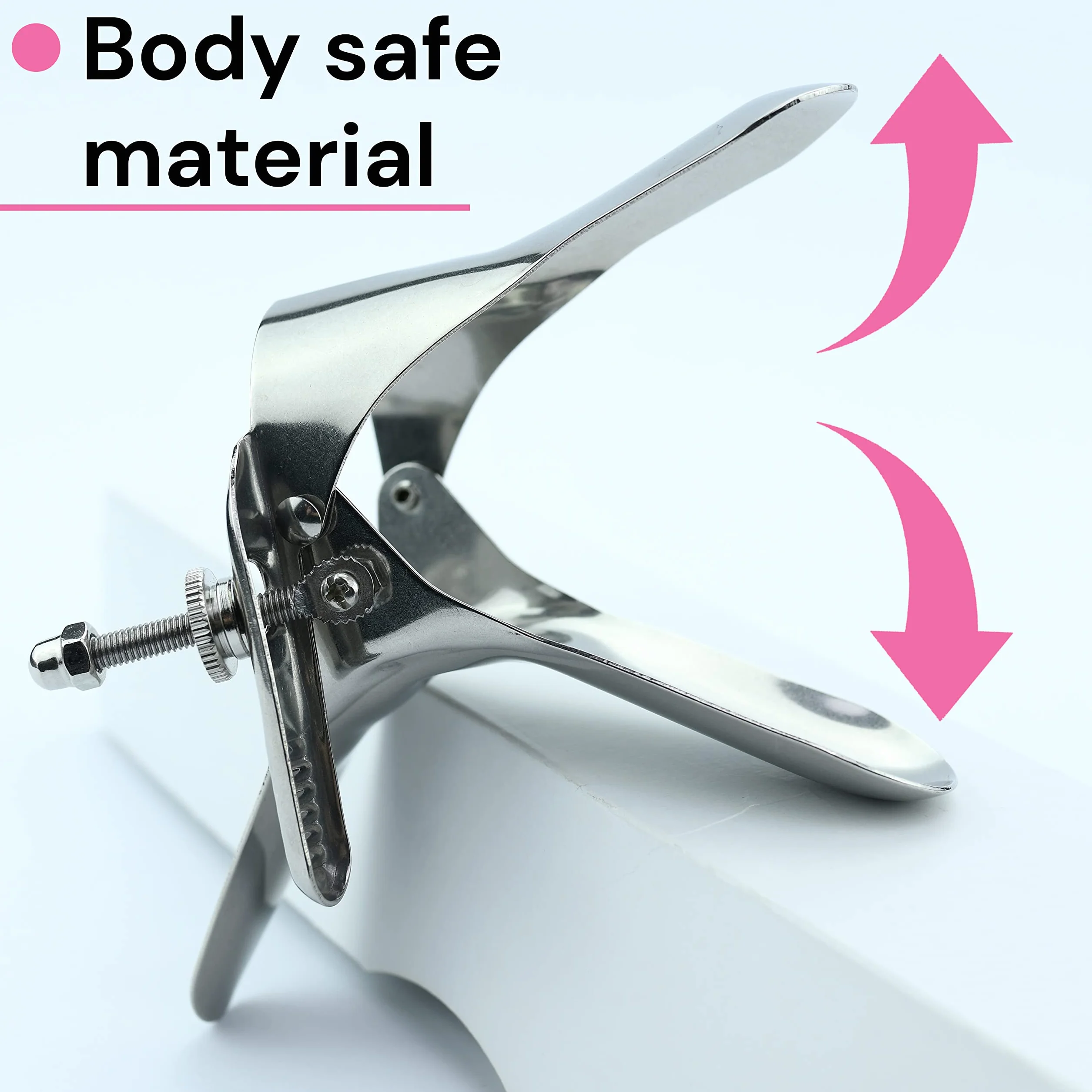 Dilatatore vaginale in metallo speculo per donne dilatatore vaginale ⌀ 11 cm speculum vaginale dilatatore ginecologico tunnel anale dilatatore delle labbra per donne grande dilatatore anale FOPS I09-1