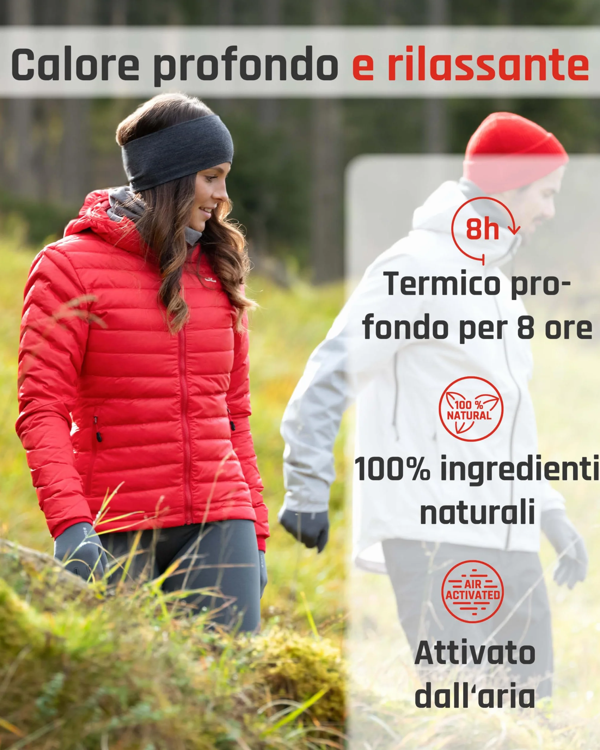 Cerotti riscaldanti per collo e spalle 8 ore calore profondo 5 Pezzi