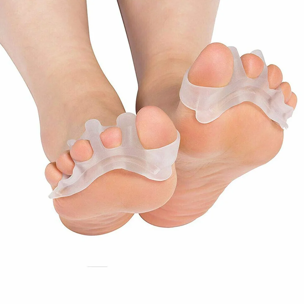 Tutore Alluce Valgo Correttore Separatore Dita Piede Silicone Raddrizza Dita Martello