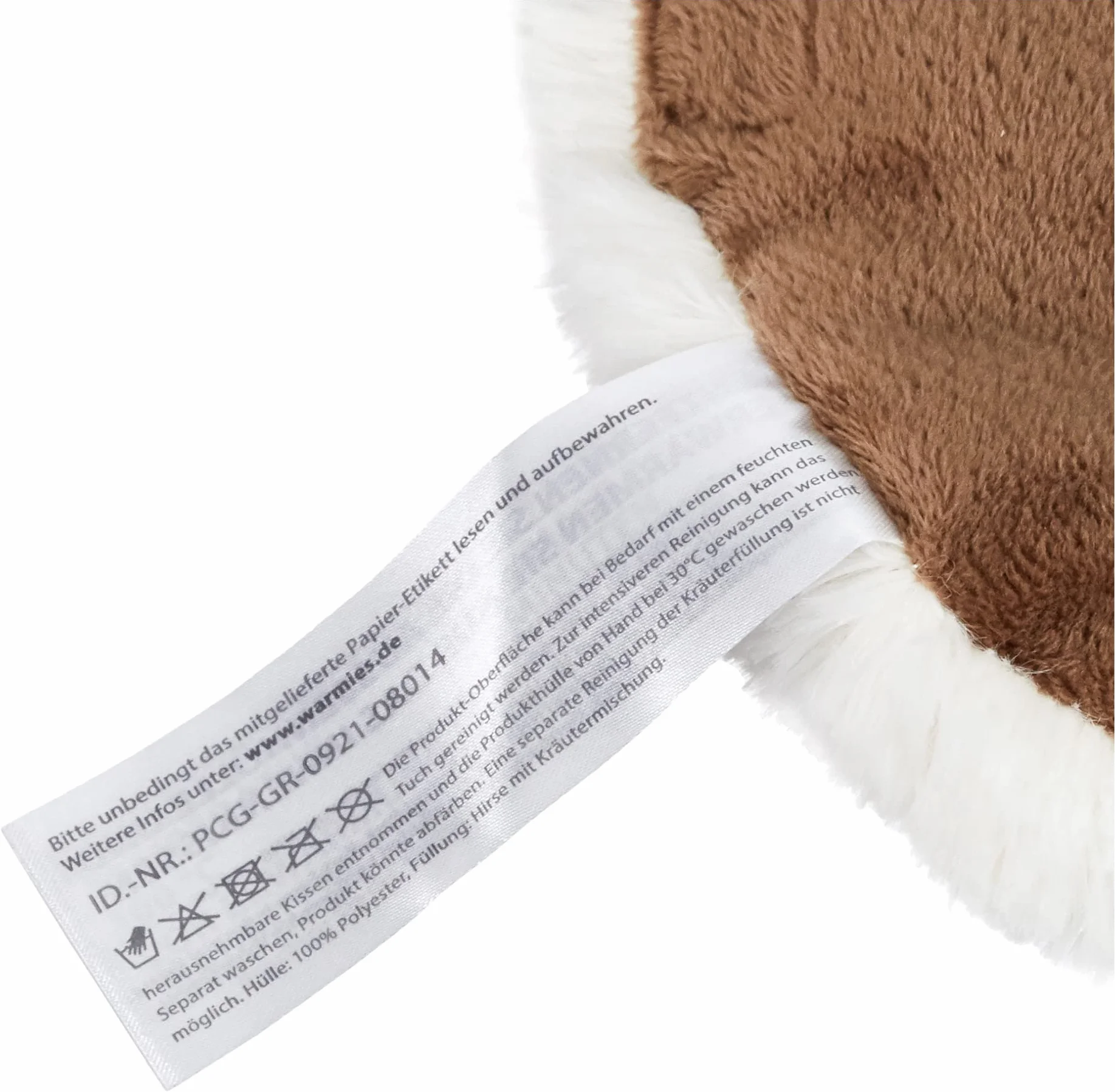 Warmies - Scaldacollo per microonde, con un rilassante profumo di lavanda - Beige