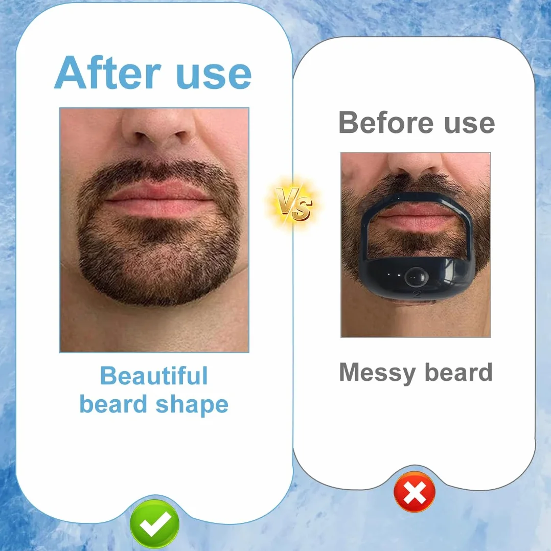 Pettini per barba e baffi da uomo 5pc Modelli per Styling Barba