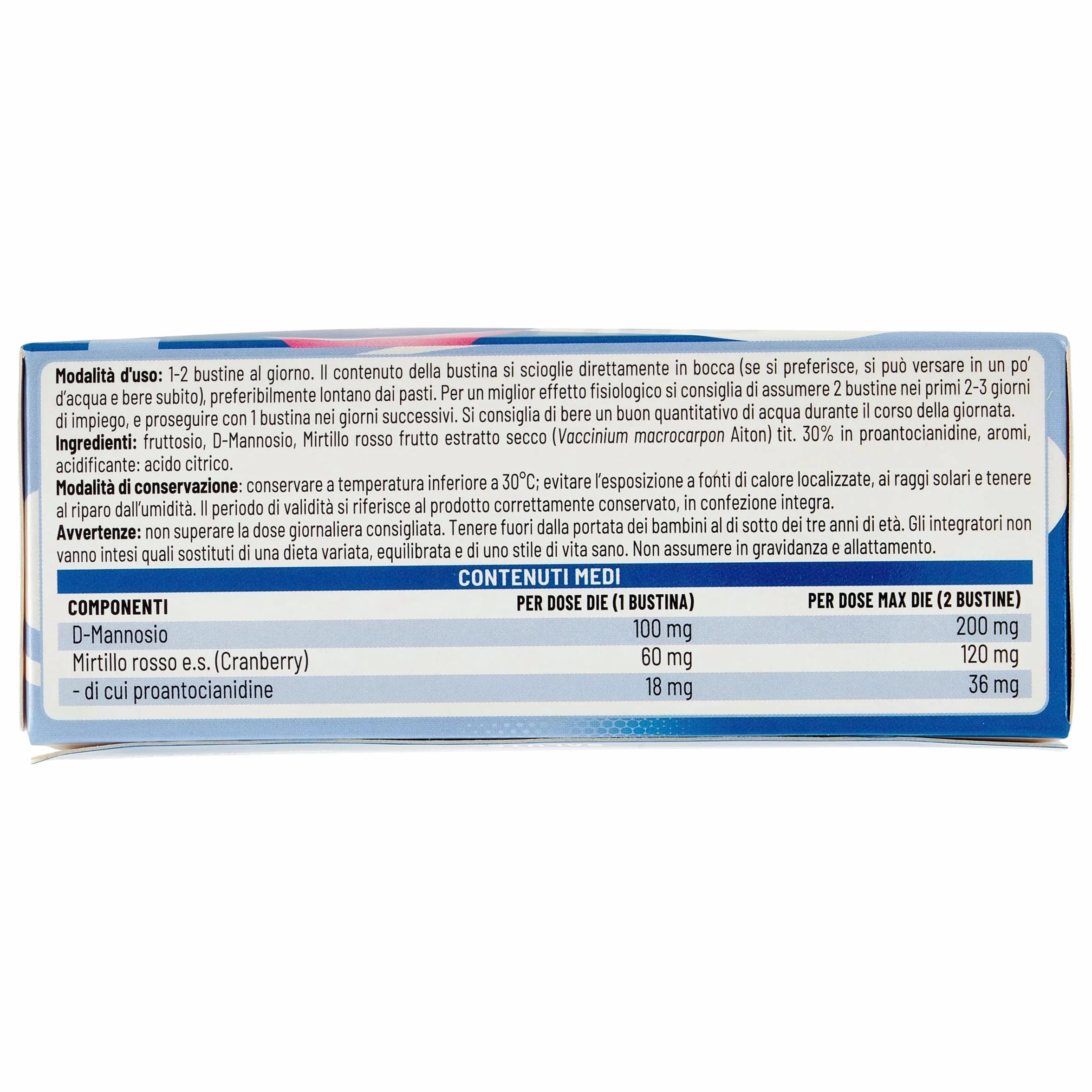 Equilibra Urinelle Cranberry Integratore Vie Urinarie Drenante Mirtillo Rosso D-Mannosio 12 Bustine Orosolubili