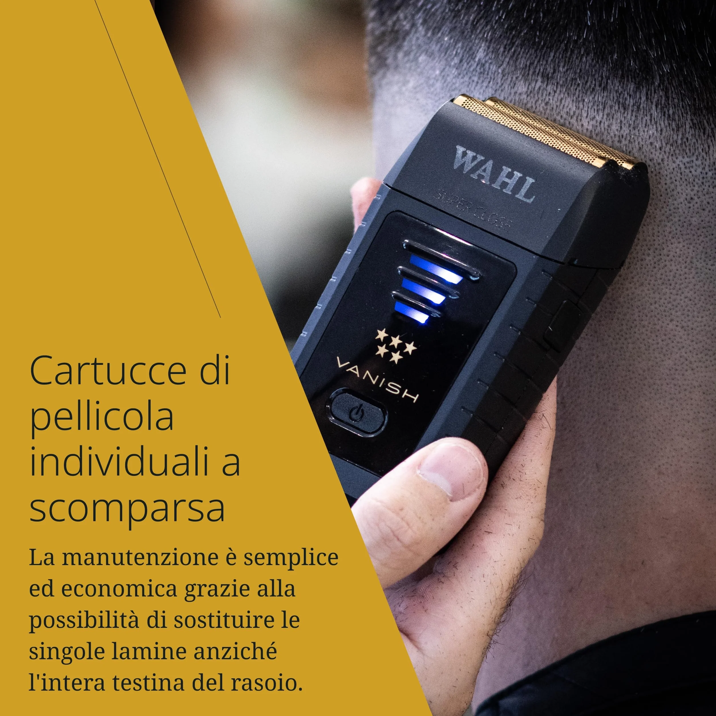 Wahl Vanish Strumento di rifinitura Rasoio rasatura liscia finitura pulita