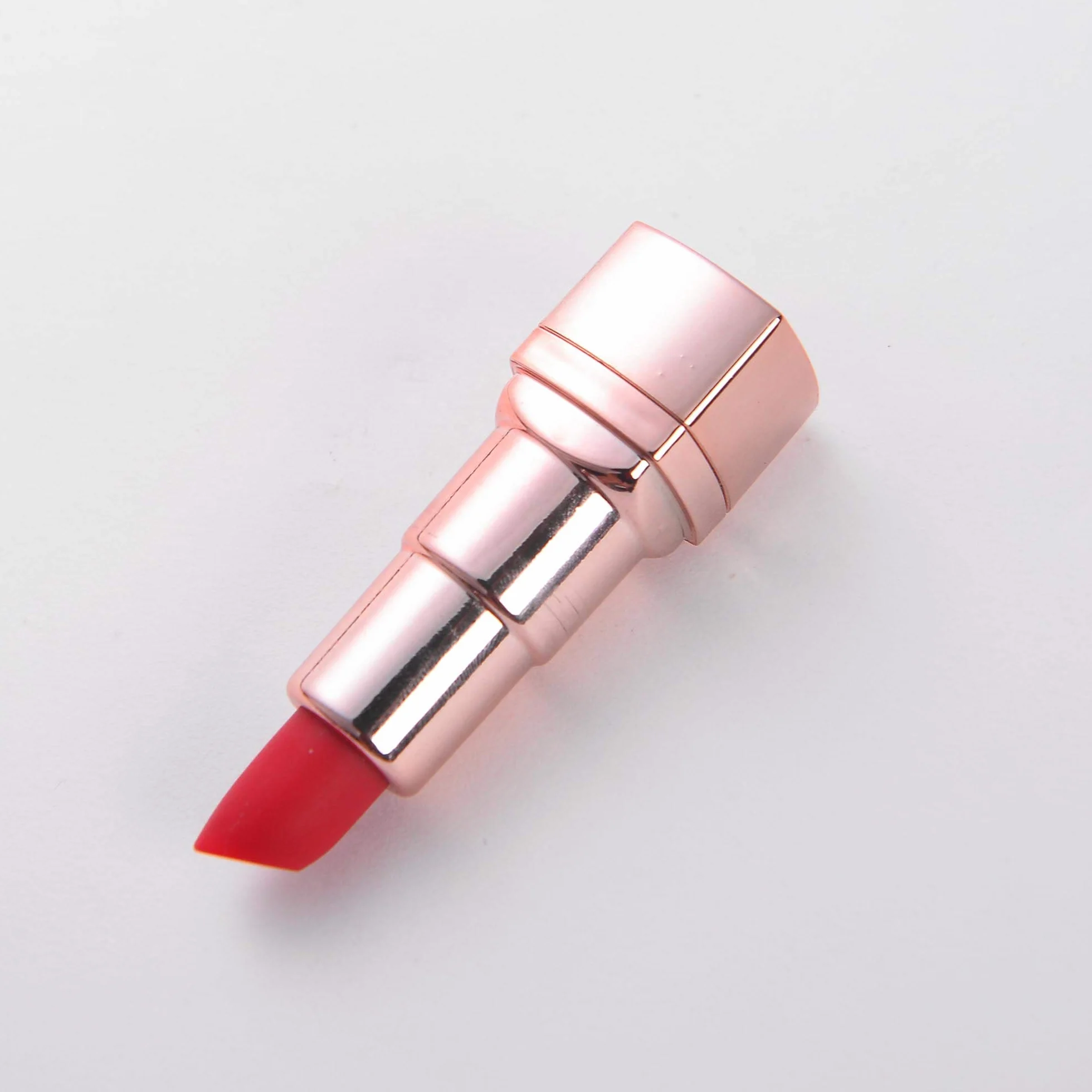 VIBRATORE RICARICABILE ROSSETTO LIPSTICK DONNE MASSAGGIATORE CLITORIDE J016