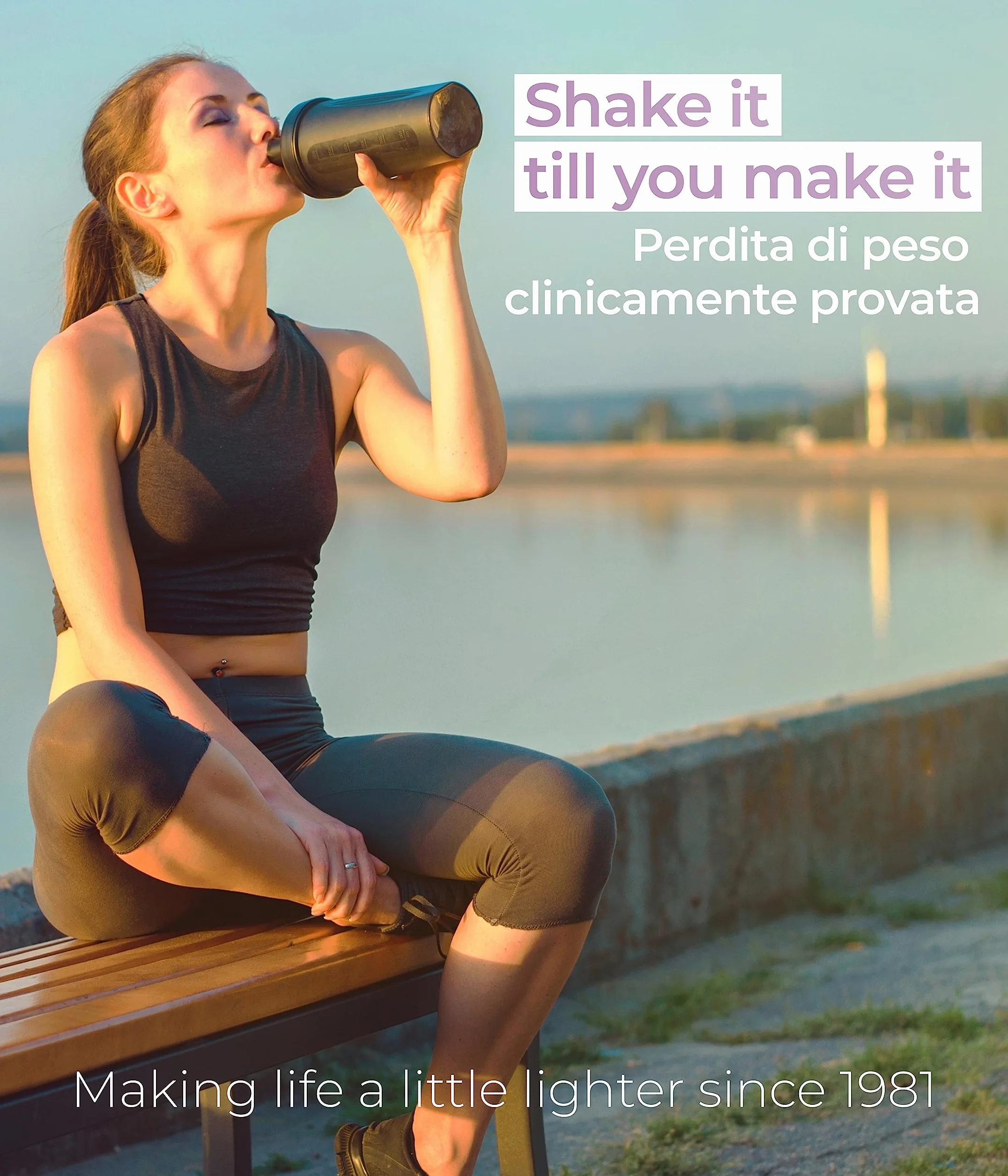 NUPO Diet Shake Mirtillo-Lampone - Frullati dietetici premium per la gestione del peso I Frullato sostitutivo del pasto, clinicamente testato per il controllo del peso I 12 porzioni I Senza OGM