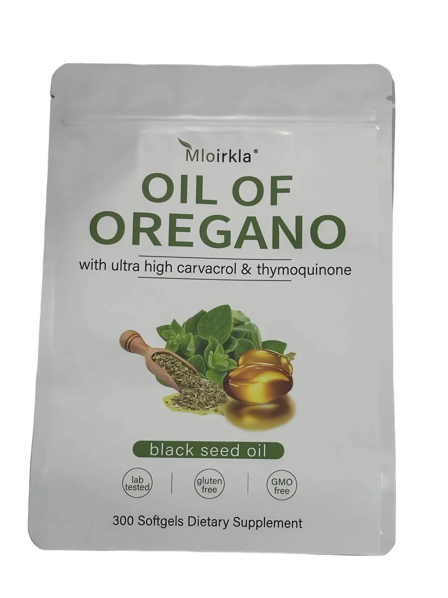 Oil of Oregano with Black Seed Oil Immune Digestive Support 300 Capsules Pack of 11
