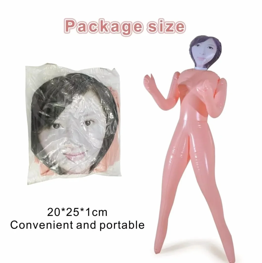 Bambola Gonfiabile Donna, Bambola Gonfiabile per Addio al Celibato, Sexy Gadget, Bambola Scherzo per Adulti e Compleanno 155 cm