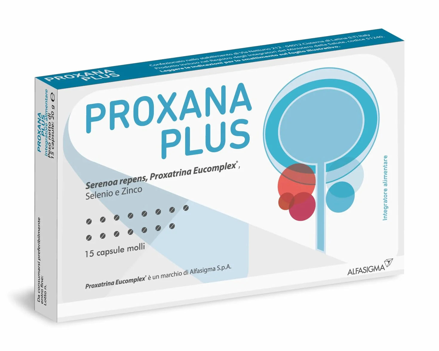 Proxana Plus Integratore Serenoa Repens Licopene Prostata 15 Capsule