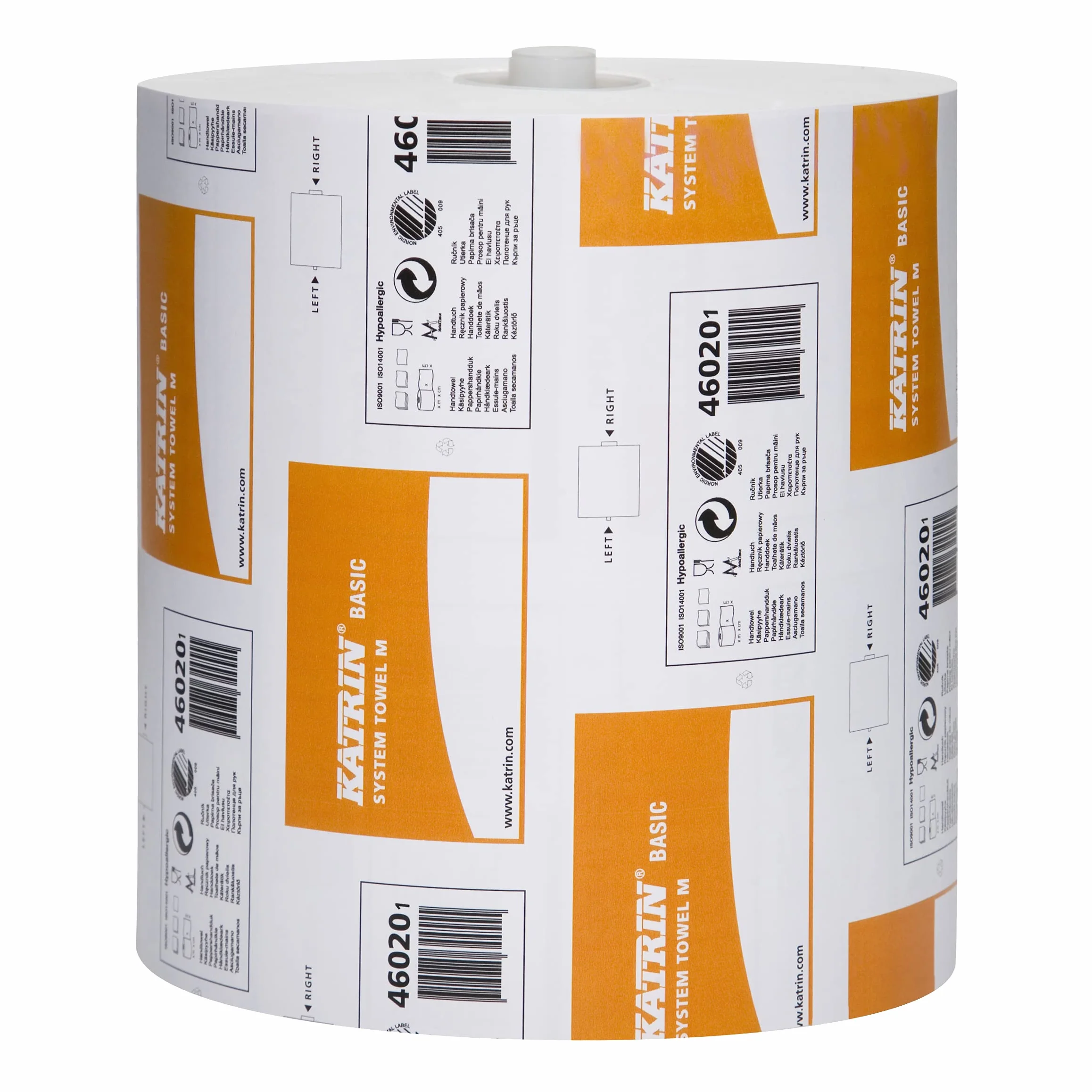 Katrin Basic System Rotolo di asciugamani 1 strato 21 x 180 m Bianco naturale