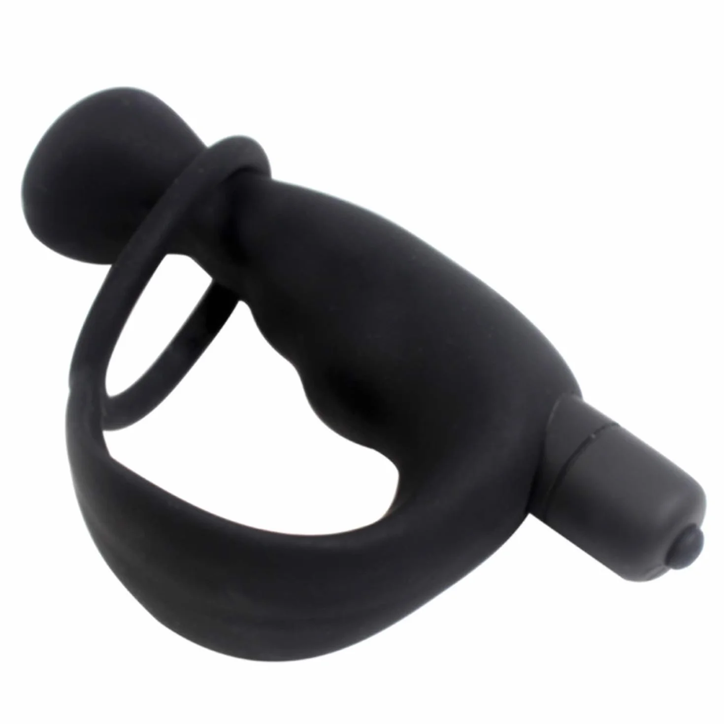 Massaggiatore prostatico – 7 diversi design – Vibration Plug anale prostata – Stimolatore anale sesso uomo erotico G voi massaggiatore giocattolo sessuale (1 anello da pozzetto – sottile – con