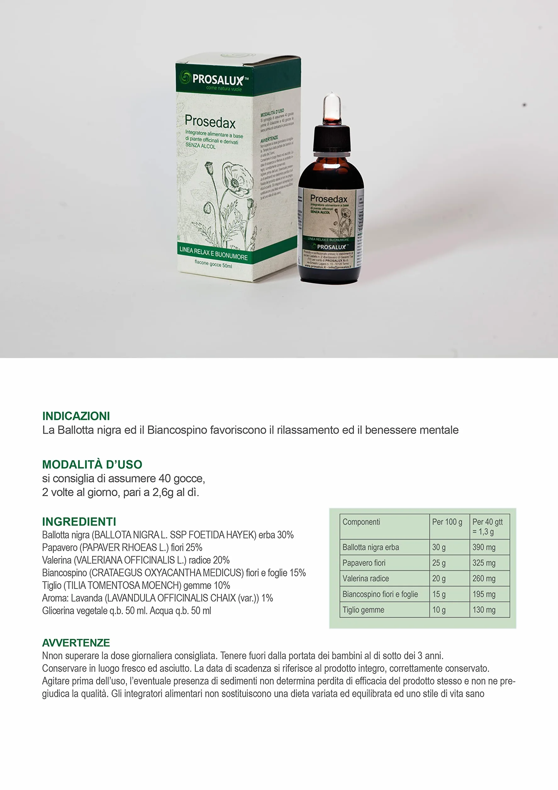 PROSEDAX 50 ml