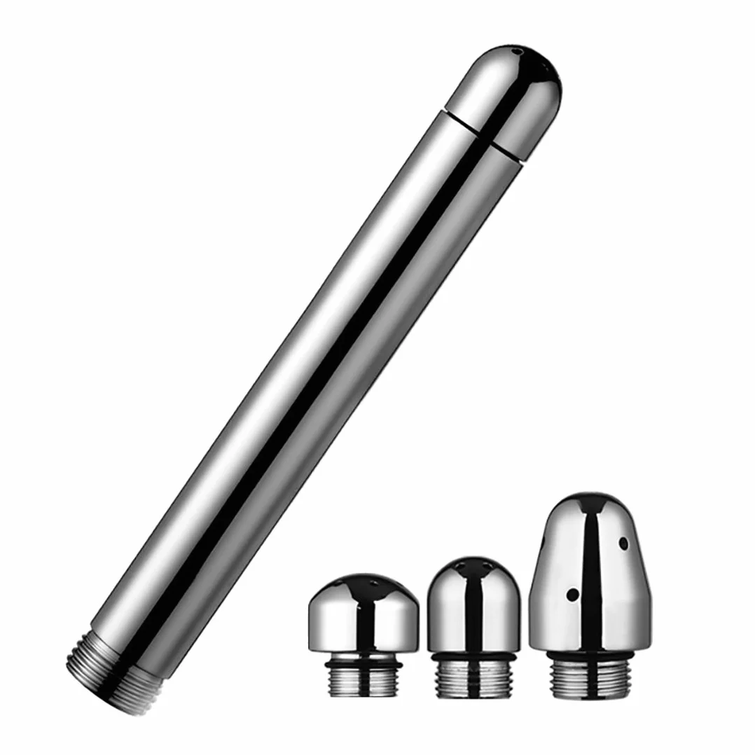 Fiducia Enema doccia angolare bacchetta con 3 teste per la pulizia anale Colonic DOUCHE sistema