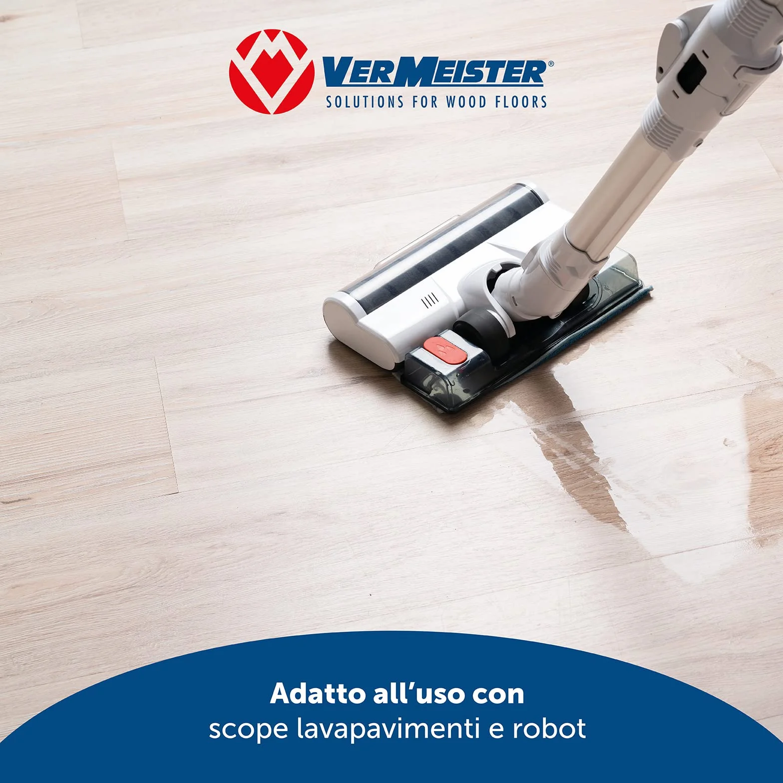 Vermeister Detergente Neutro per Pavimenti in Legno Cotto Marmo Ceramica