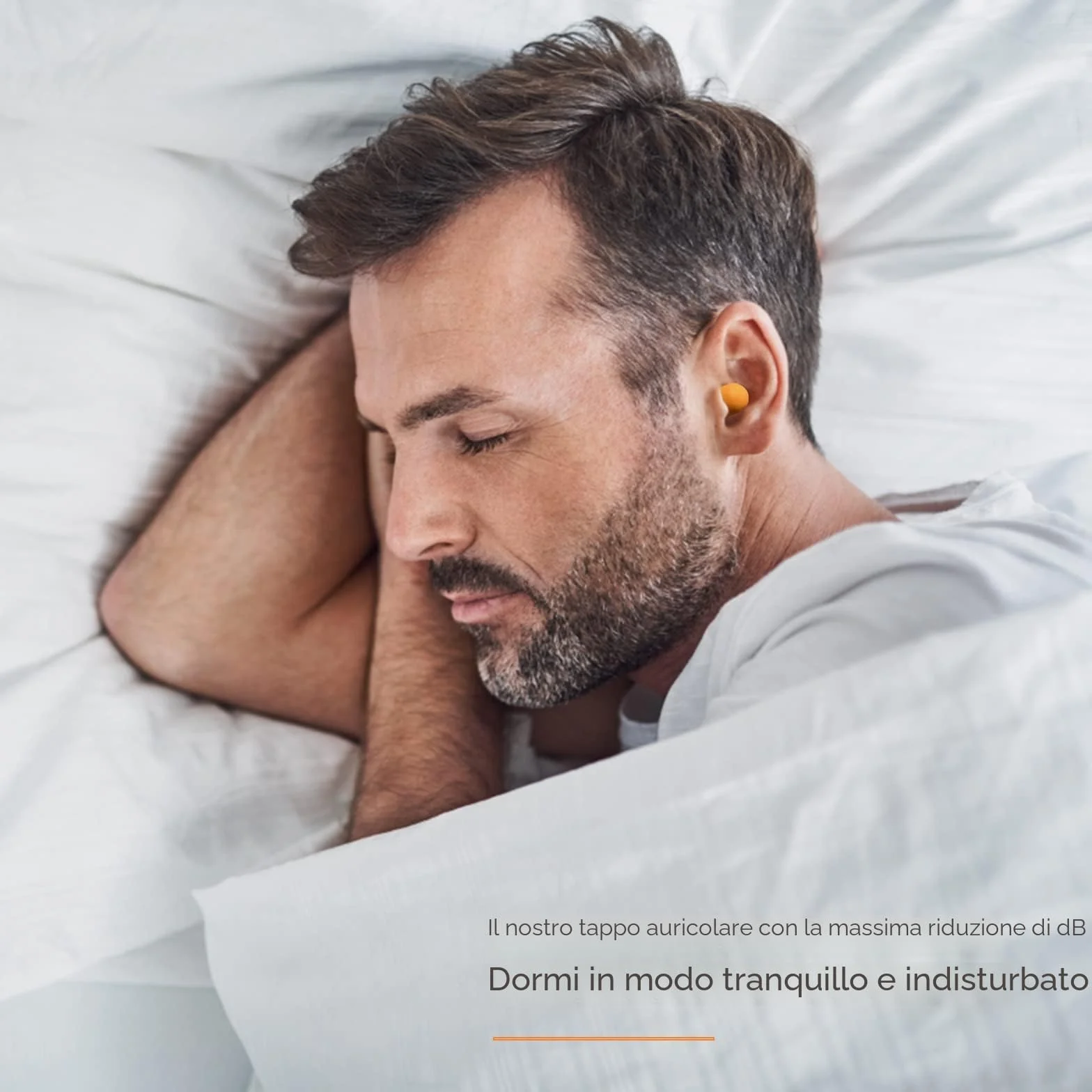 Tappi Orecchie Dormire 60 Paia Spugna Schiuma 38dB SNR Insonorizzanti Custodia Portatile