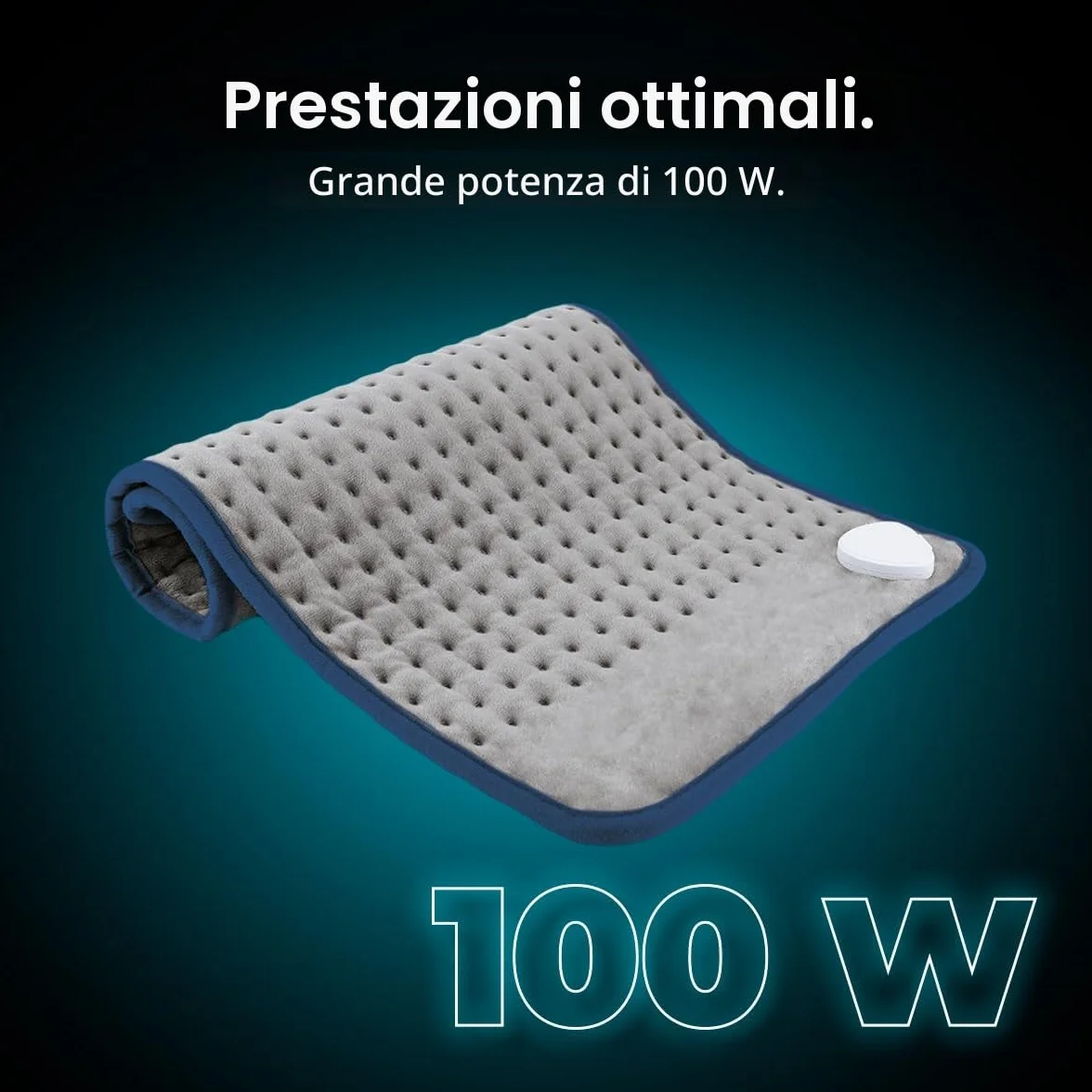 Cecotec HeatComfort 6000 termopad. Cuscinetto termico 30 x 60 cm, ideale per sollievo lombare, collo e spalle, con regolazione della temperatura e materiale morbido.
